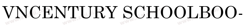 VnCentury Schoolboo字体转换